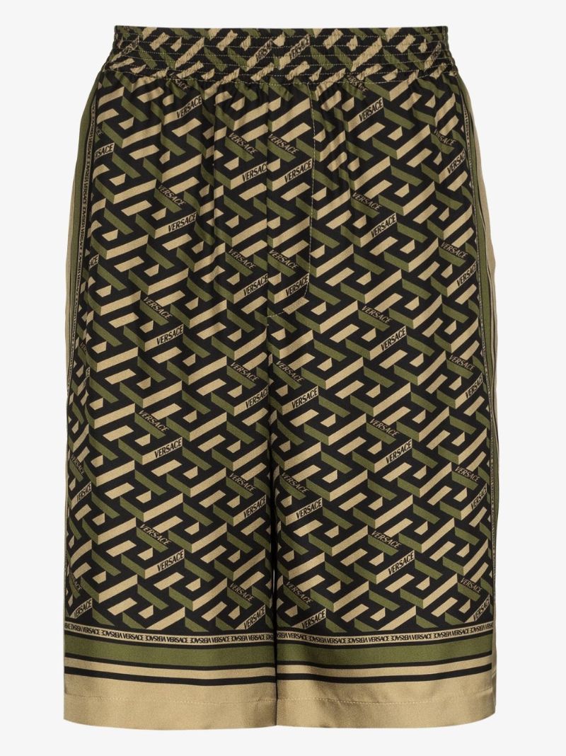 La Greca Silk Shorts