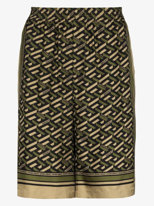 La Greca Silk Shorts