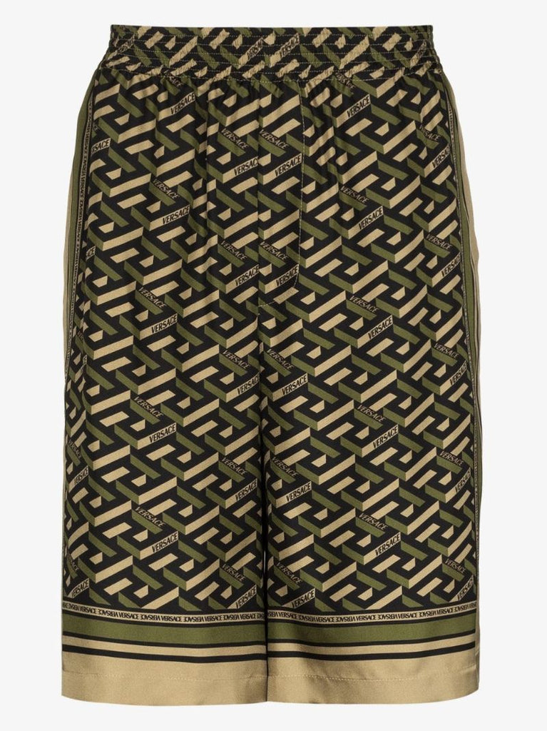 La Greca Silk Shorts