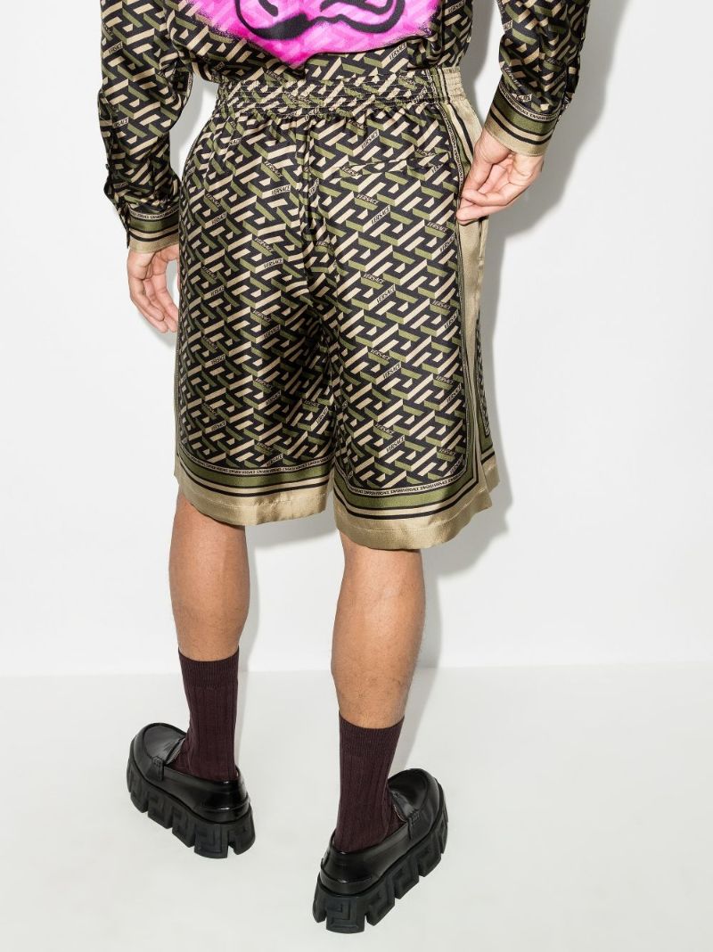 La Greca Silk Shorts