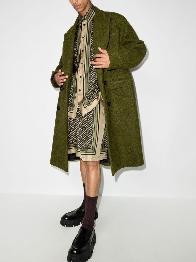 La Greca Silk Shorts