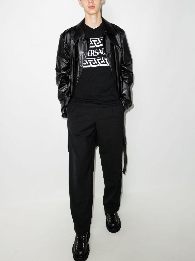 Chain Logo Print T-shirt