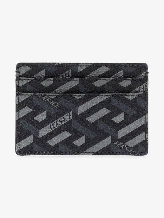 Black Monogram Leather Cardholder