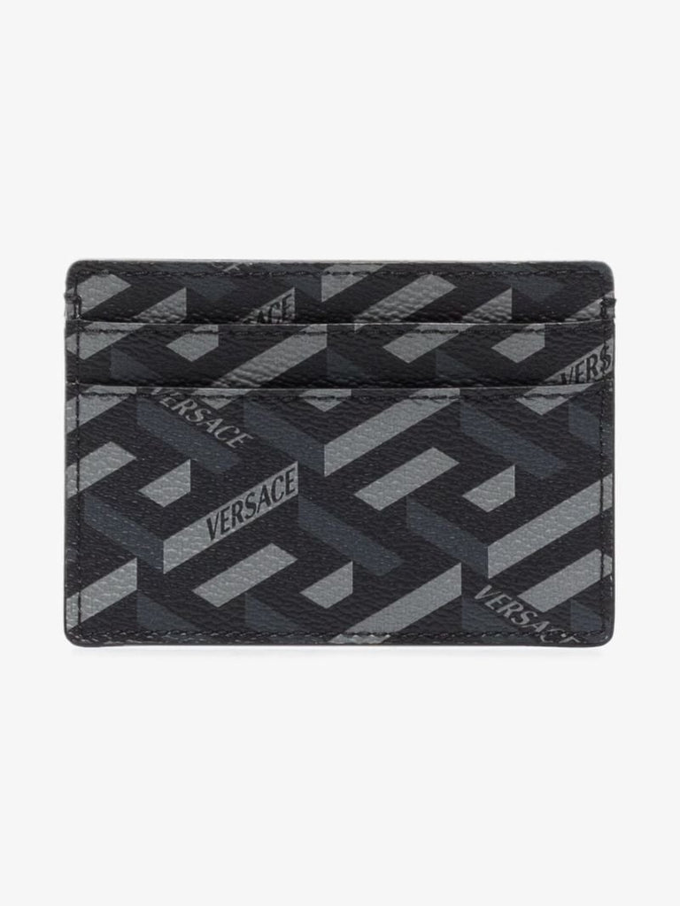Black Monogram Leather Cardholder
