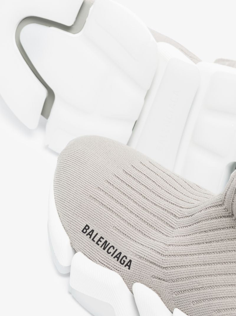 Grey Speed 2.0 Sock Sneakers