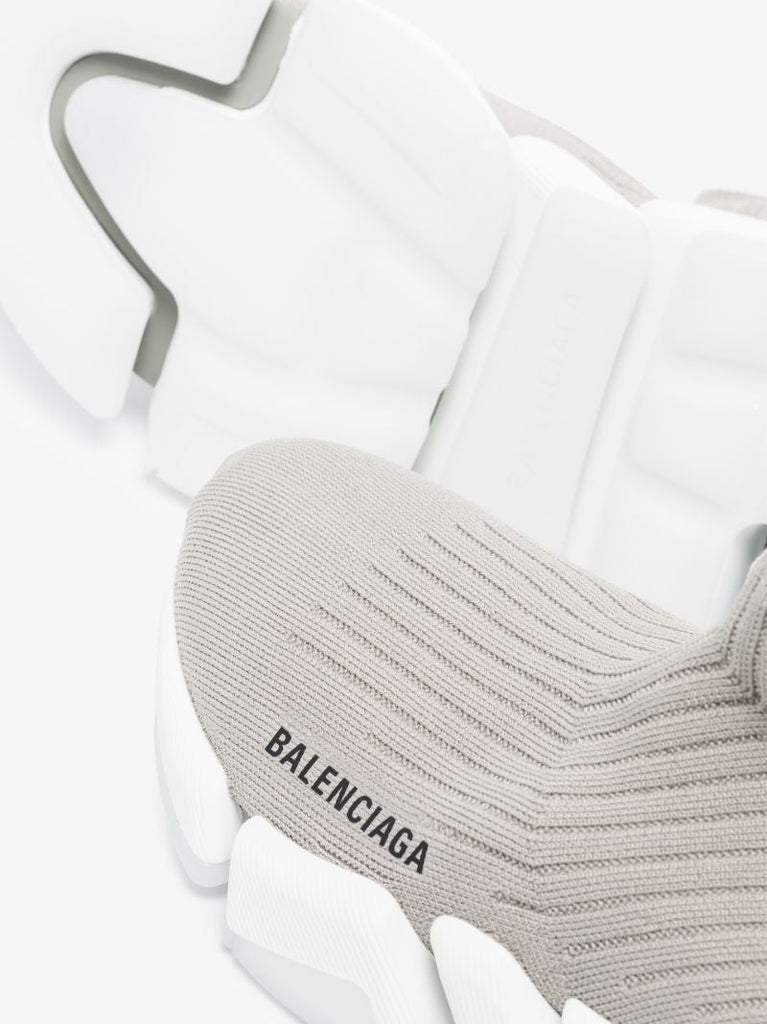 Grey Speed 2.0 Sock Sneakers