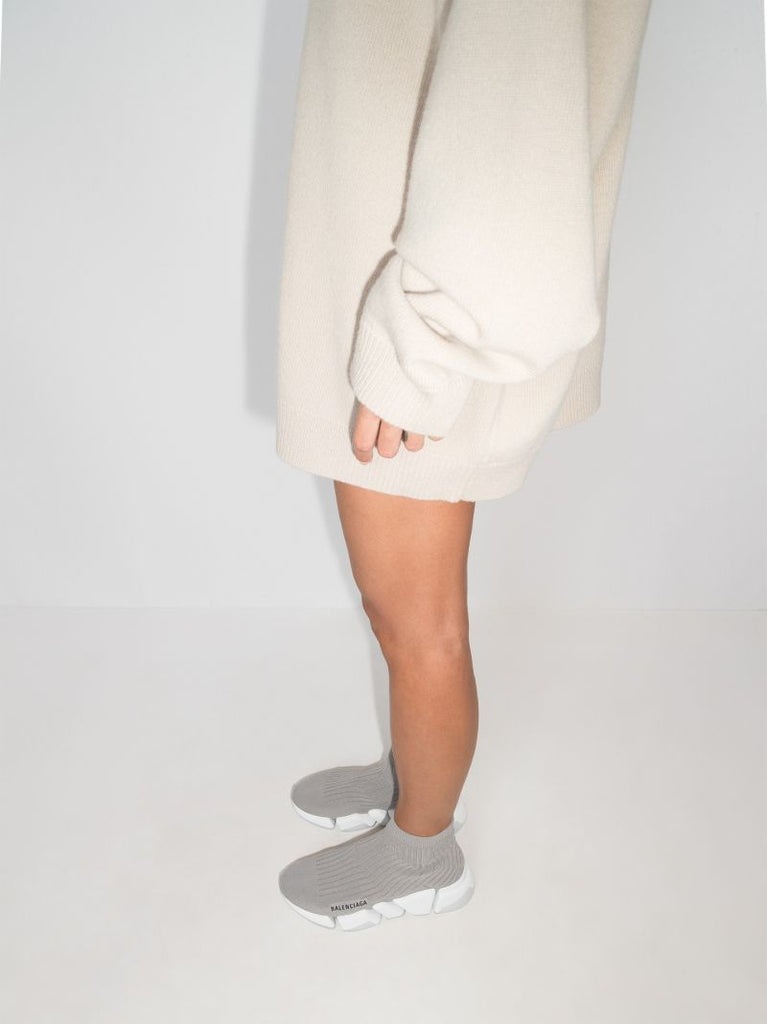 Grey Speed 2.0 Sock Sneakers