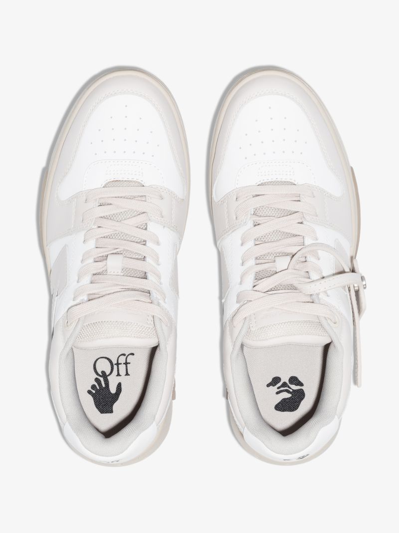 White Out of Office Leather Sneakers