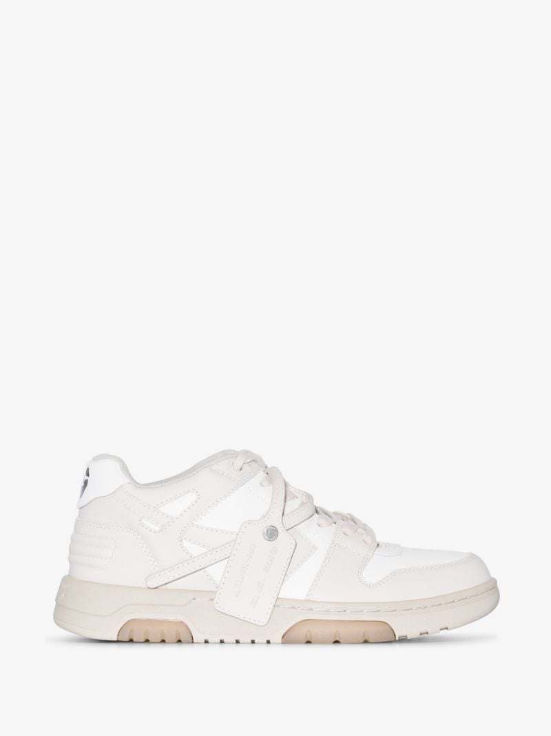 White Out of Office Leather Sneakers