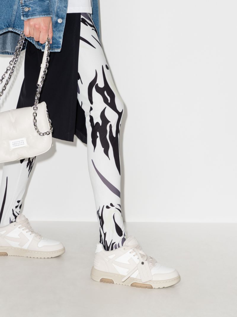 White Out of Office Leather Sneakers
