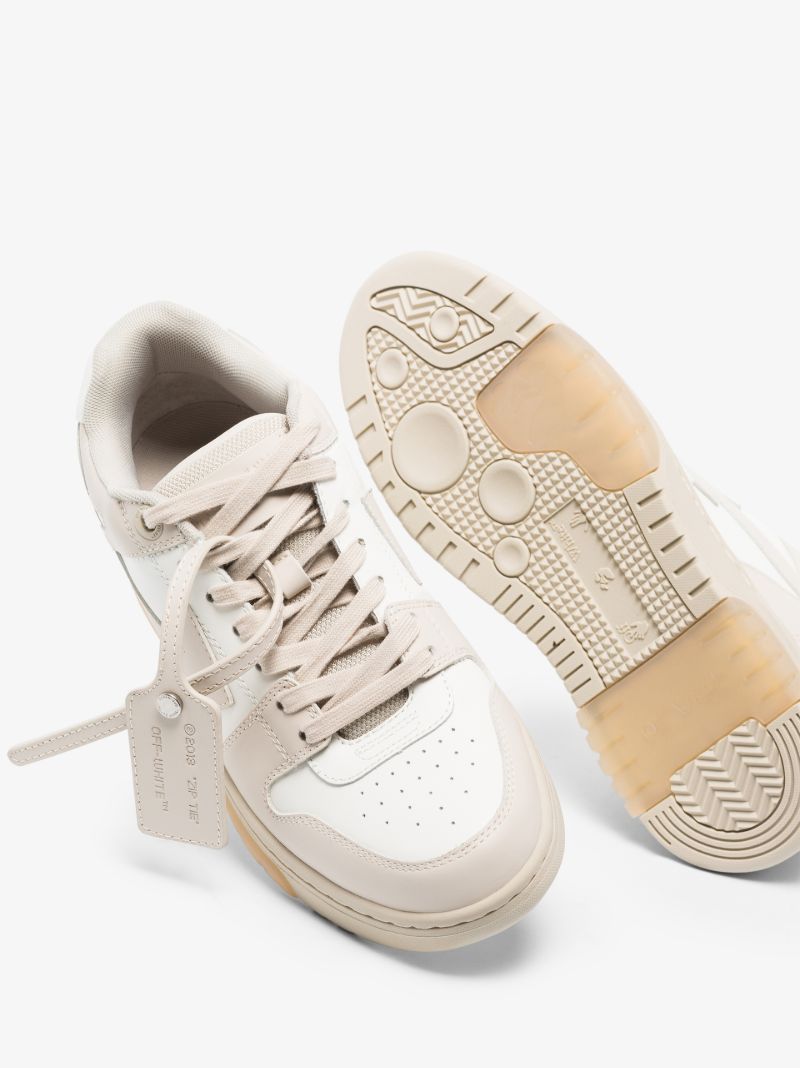 White Out of Office Leather Sneakers