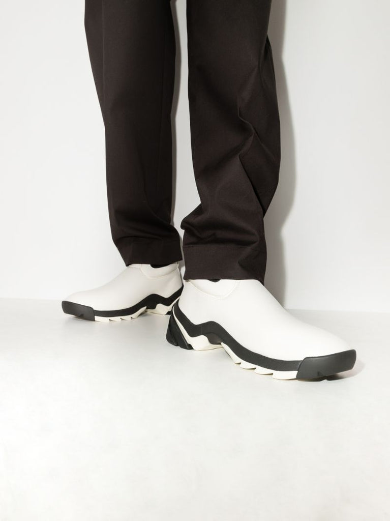 Neutral Lagoon Low Top Leather Sneakers