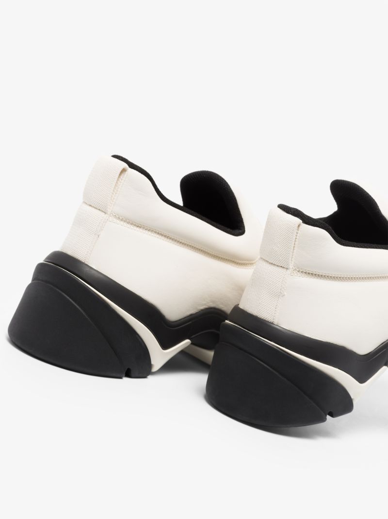 Neutral Lagoon Low Top Leather Sneakers