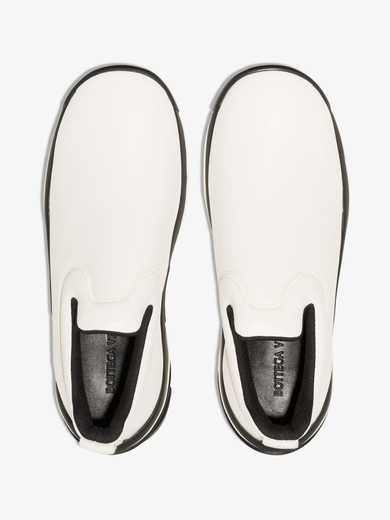 Neutral Lagoon Low Top Leather Sneakers