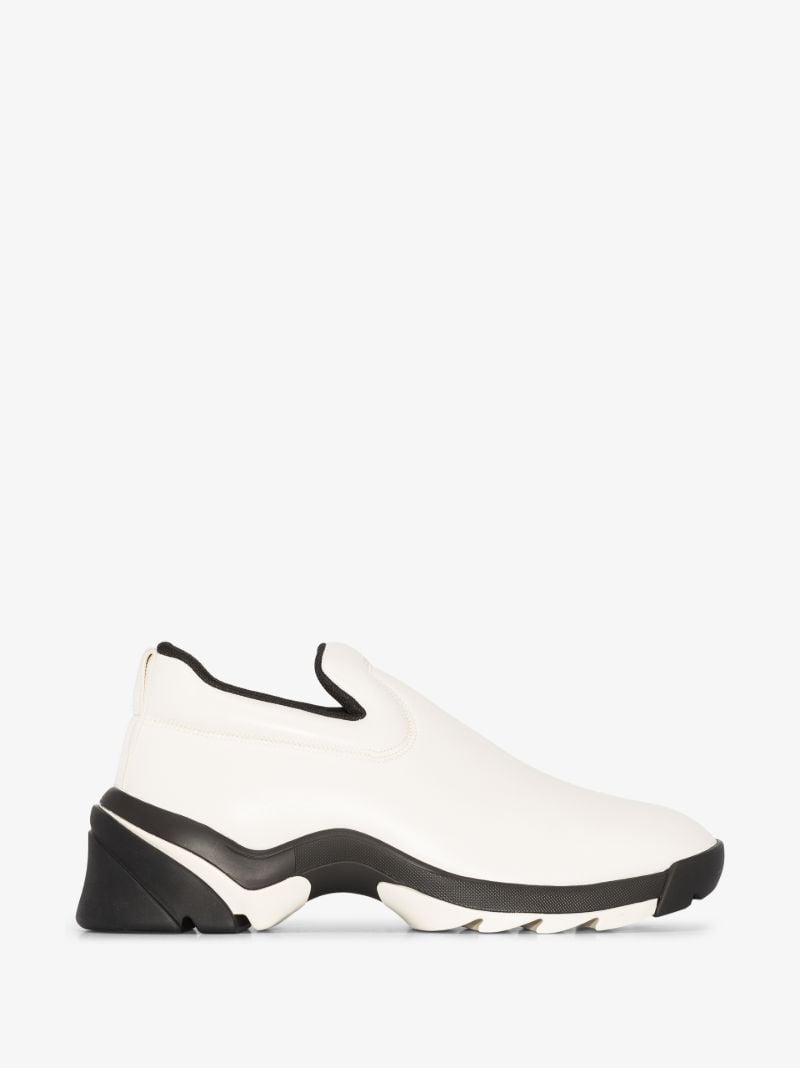 Neutral Lagoon Low Top Leather Sneakers