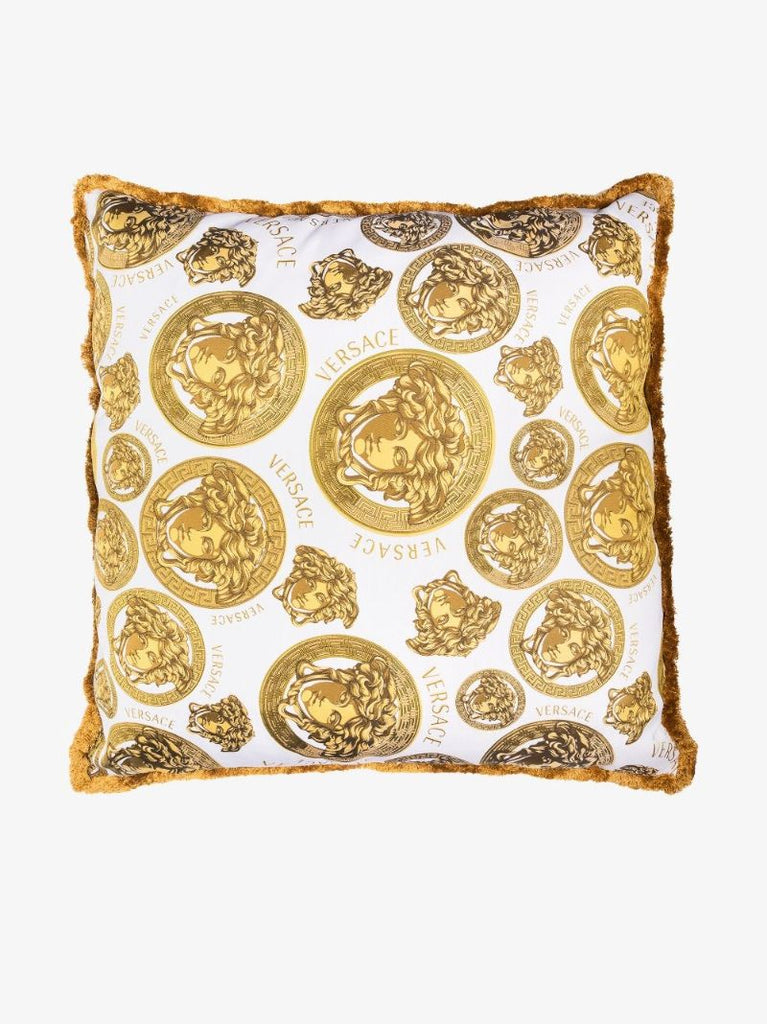 White Medusa Double Sided Cushion