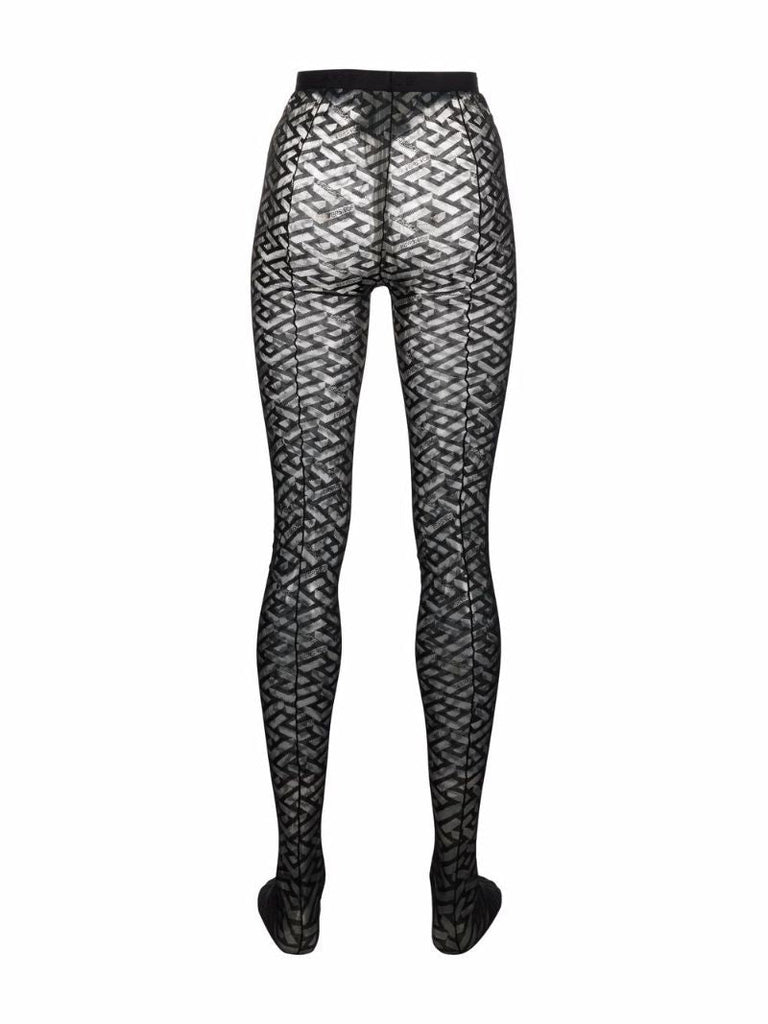 Black La Greca Tights