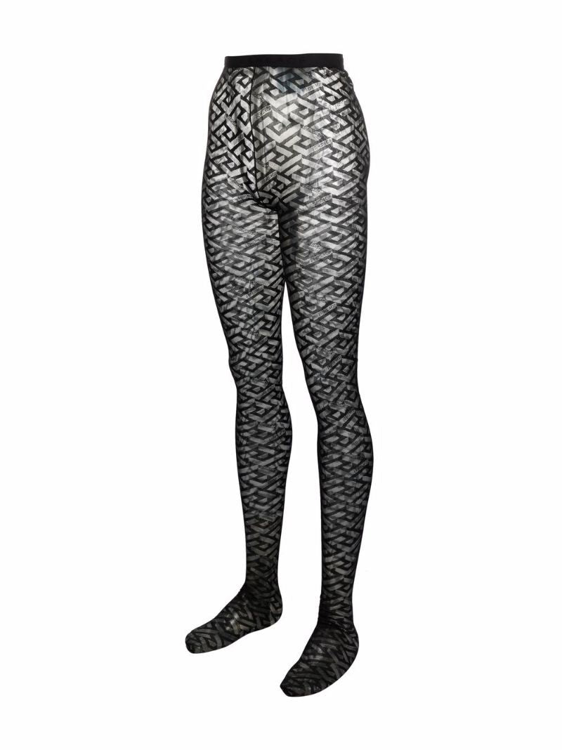 Black La Greca Tights