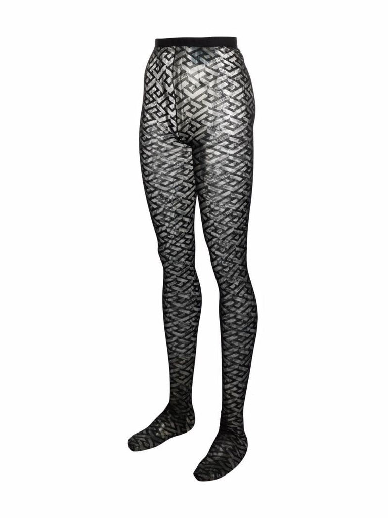 Black La Greca Tights
