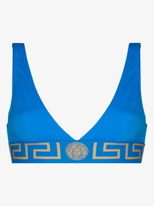 Greca Border Triangle Bikini Top