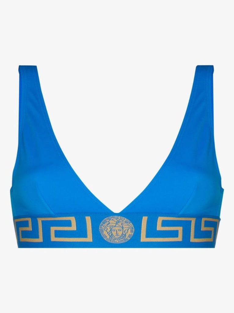 Greca Border Triangle Bikini Top