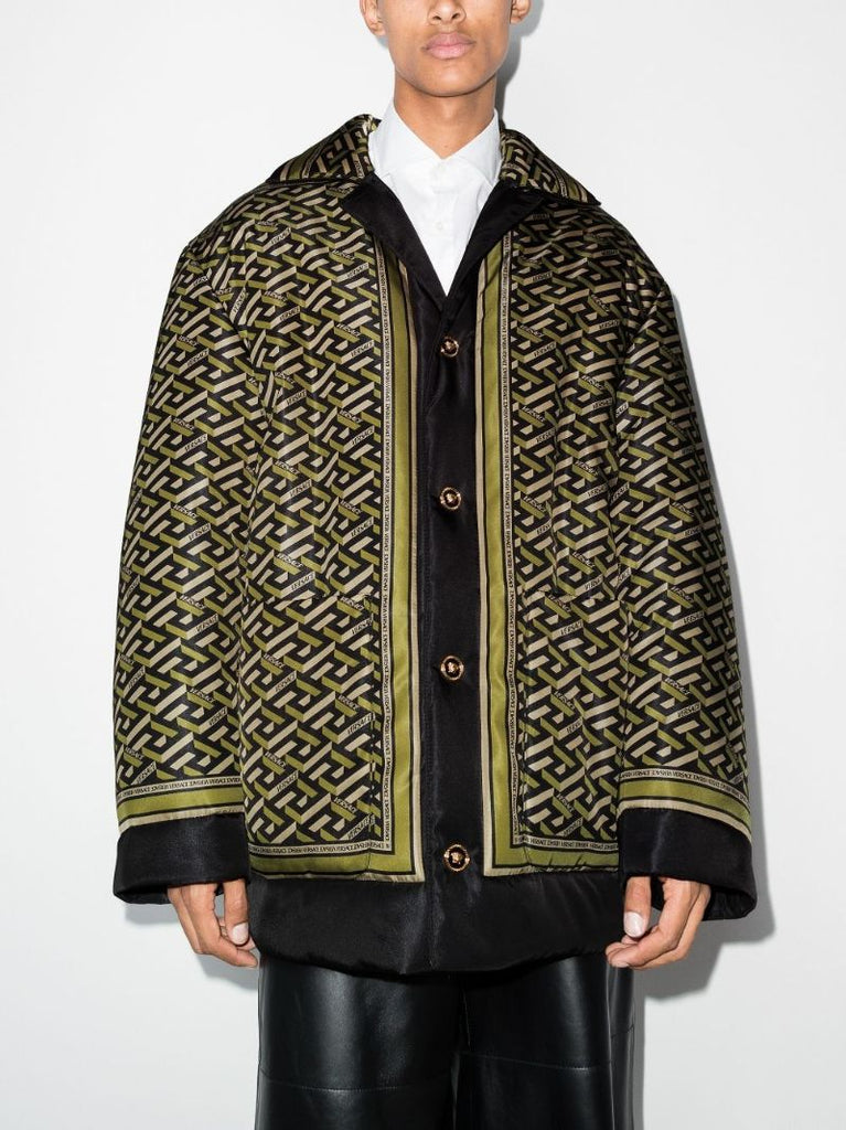 Smiling Medusa Padded Jacket
