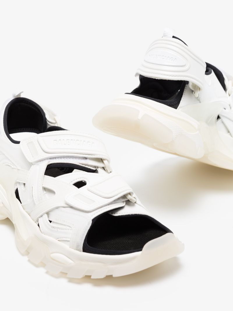 White Track Sandals