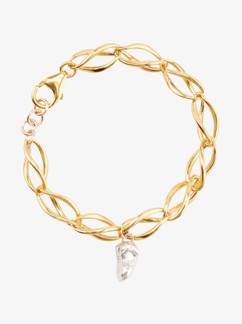 Gold-plated the Trailblazer Chain Bracelet