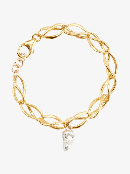 Gold-plated the Trailblazer Chain Bracelet