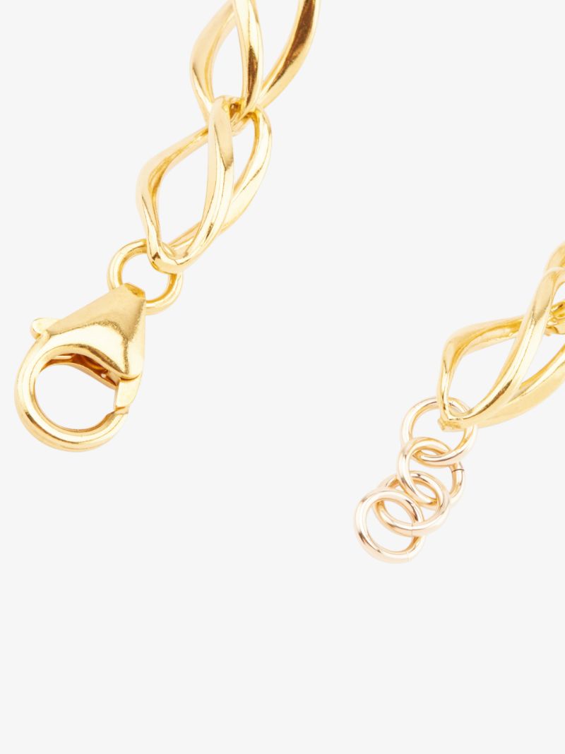 Gold-plated the Trailblazer Chain Bracelet