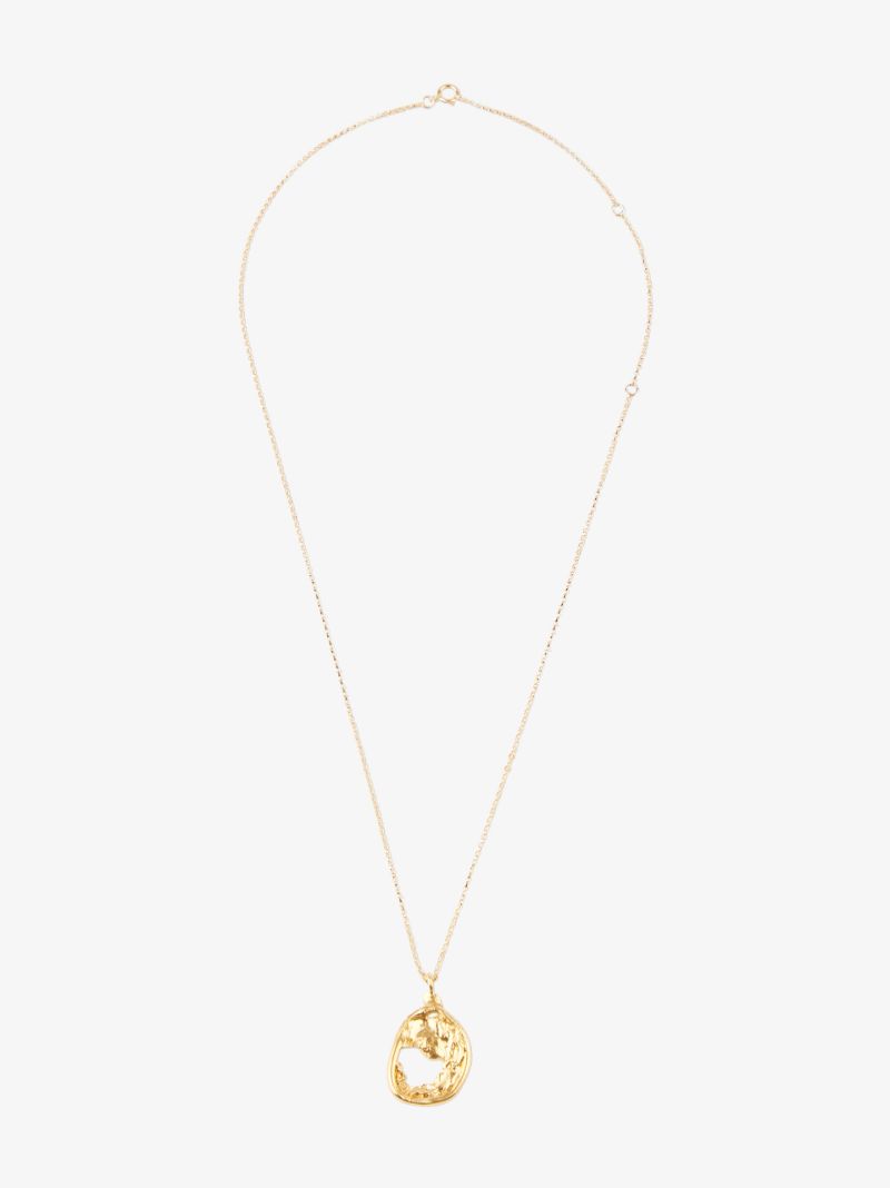 Gold-plated the Aperture of Twilight Necklace