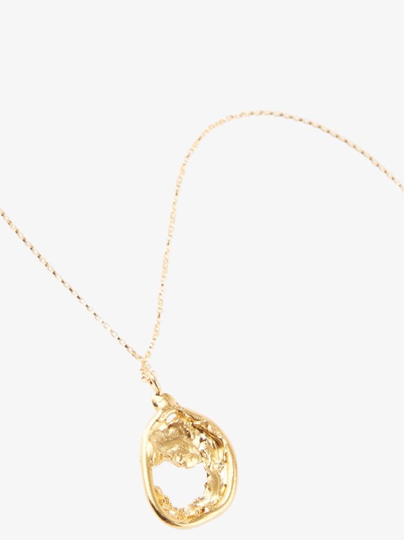 Gold-plated the Aperture of Twilight Necklace