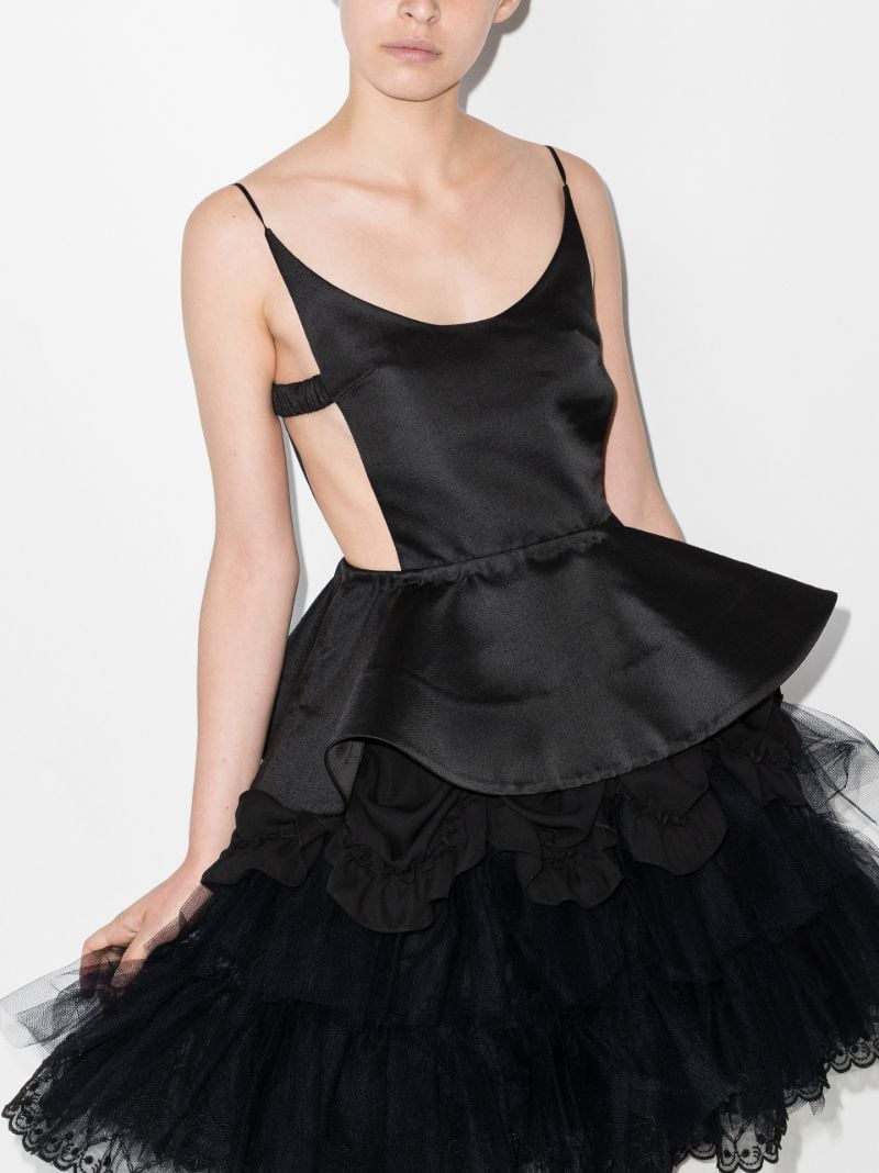 Cutout Peplum Top
