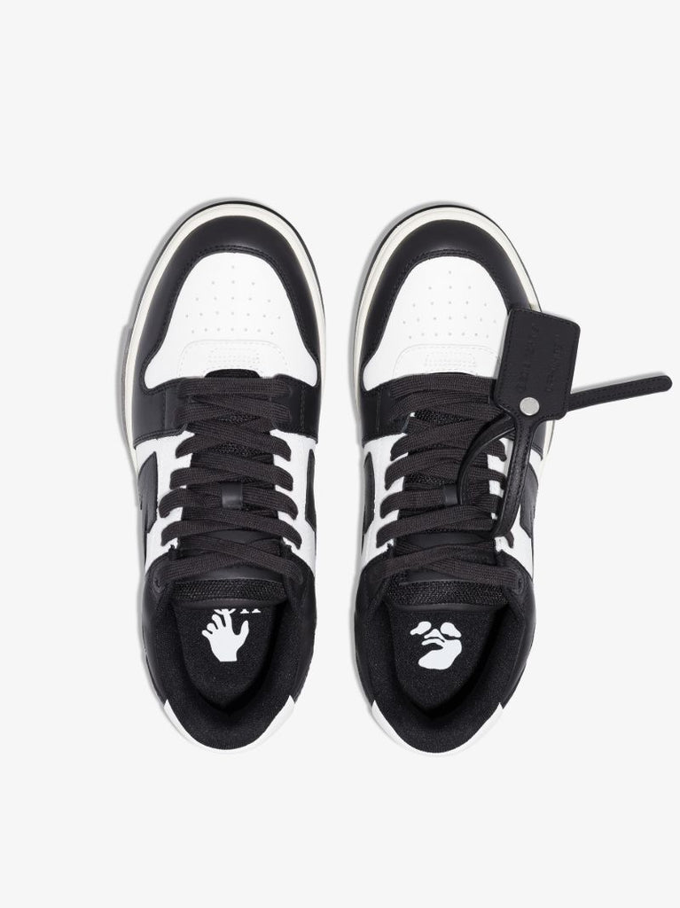 Black Out of Office Leather Sneakers