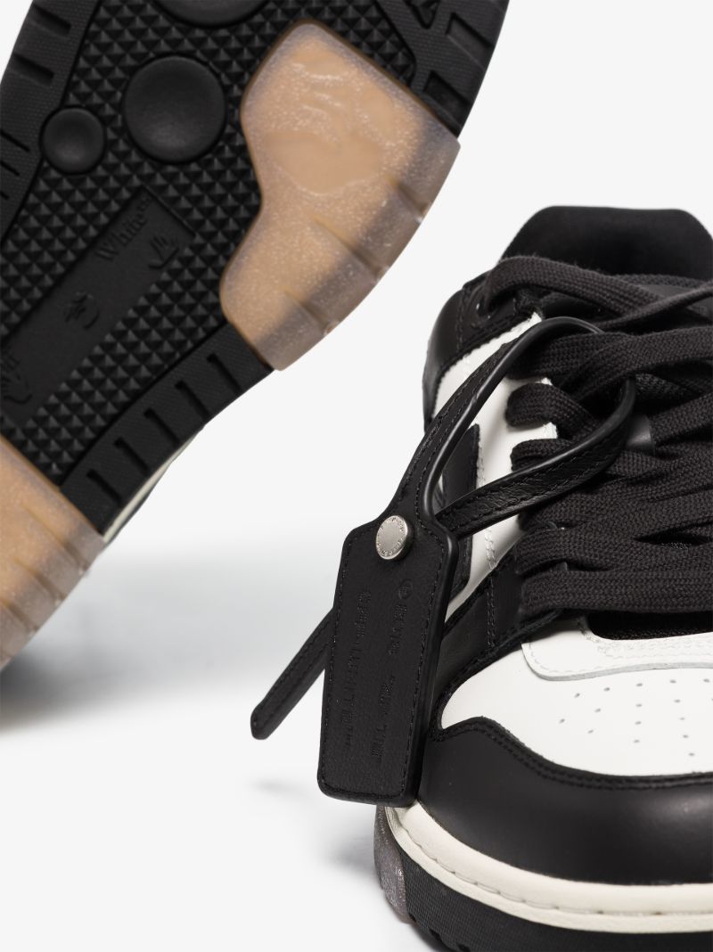 Black Out of Office Leather Sneakers