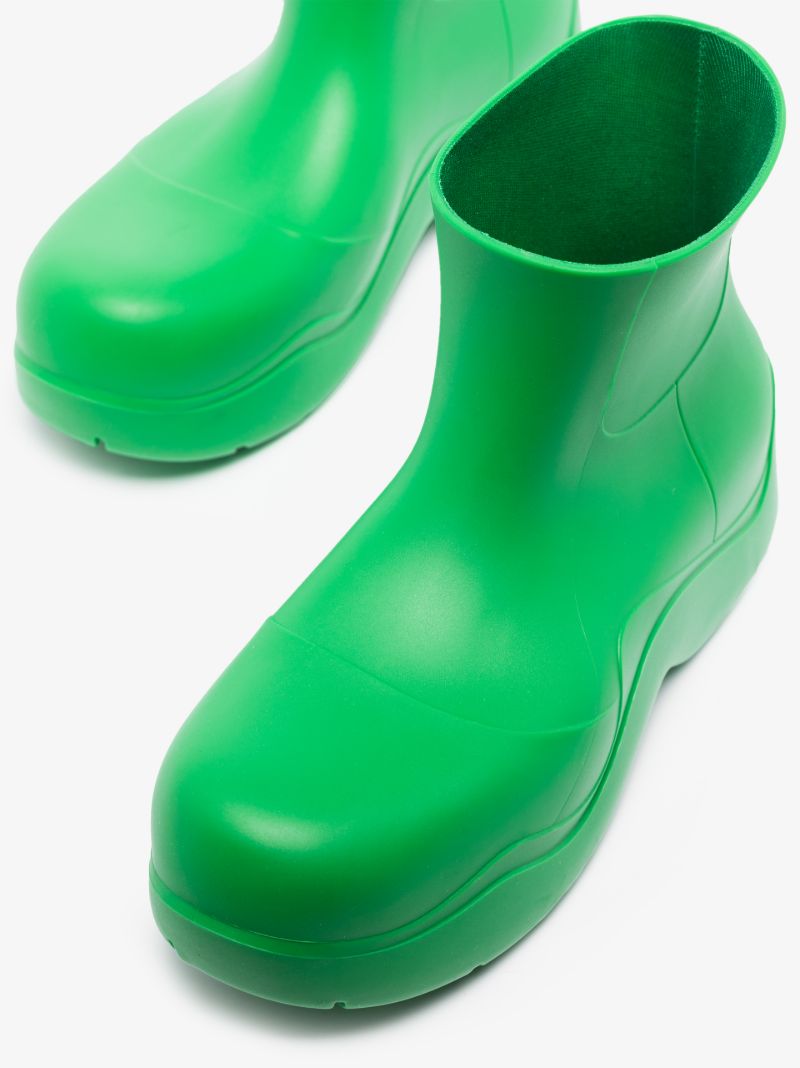 Green Puddle Rubber Boots
