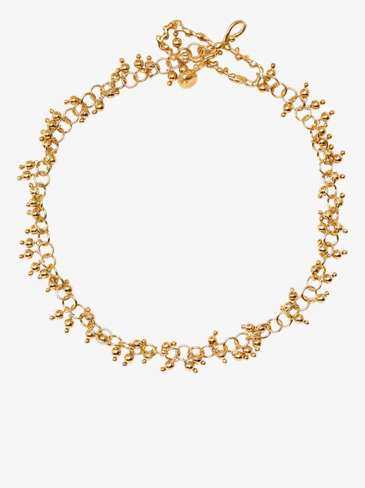 Gold-plated the Scintillations Together Choker Necklace