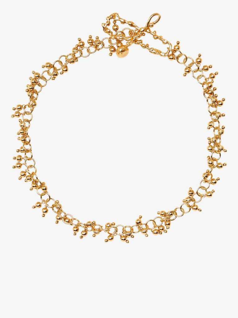 Gold-plated the Scintillations Together Choker Necklace