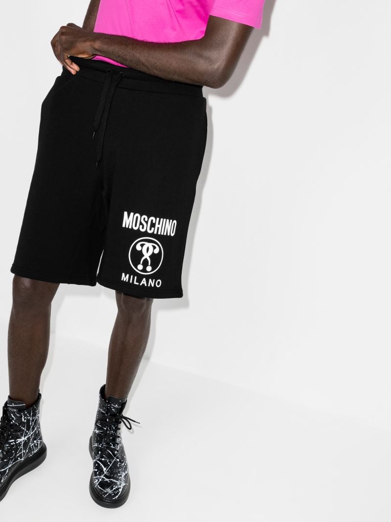 Double Question Mark Logo Track Shorts