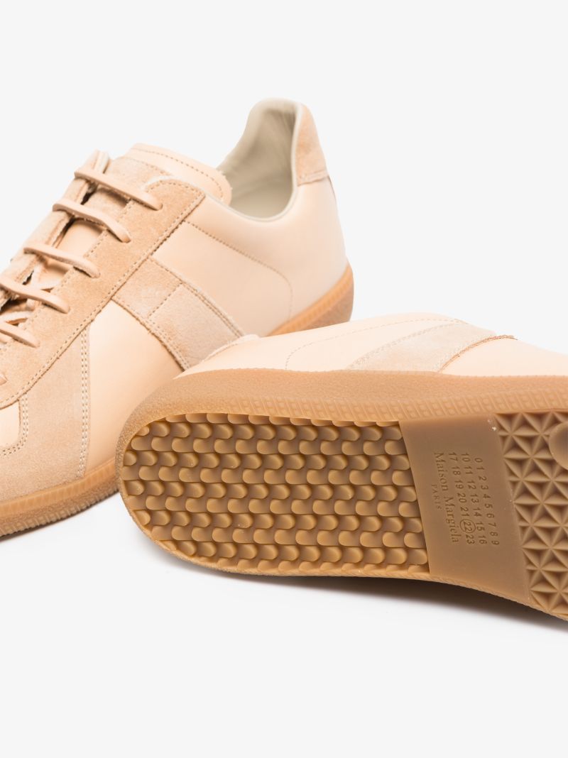 Neutral Replica Leather Sneakers