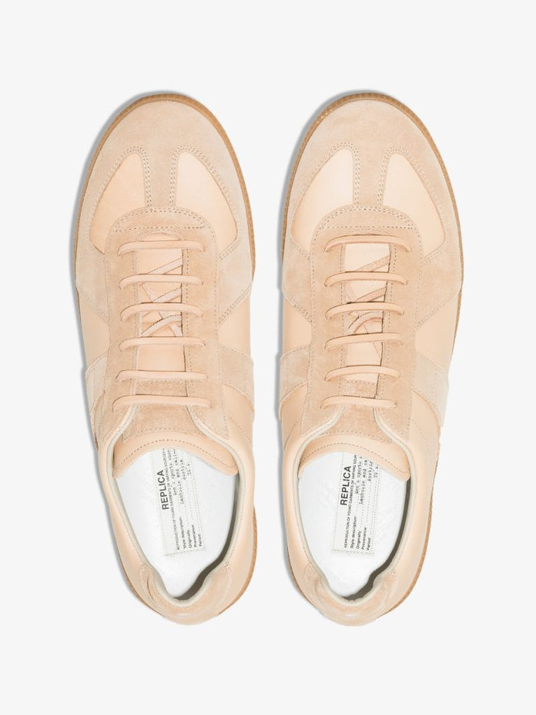 Neutral Replica Leather Sneakers