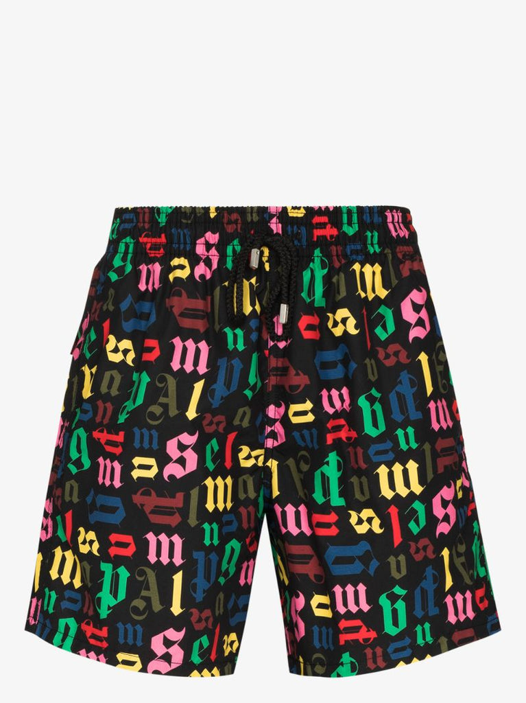 X Vilebrequin Monogram Print Swim Shorts