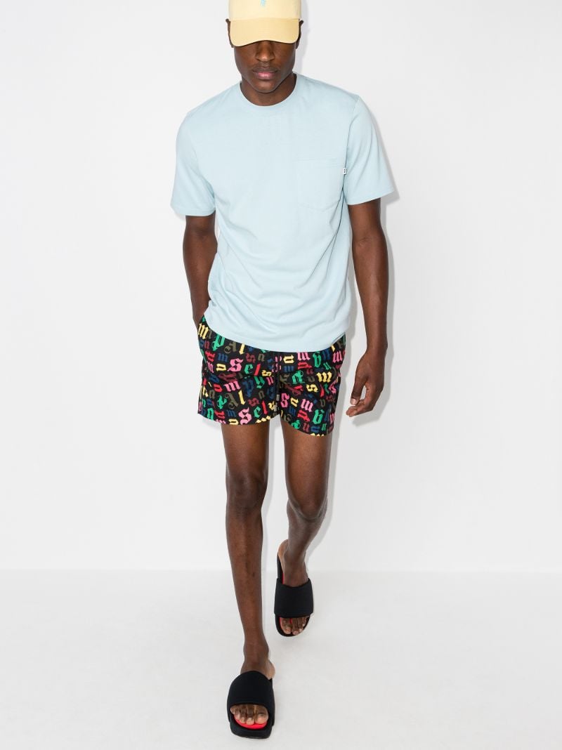 X Vilebrequin Monogram Print Swim Shorts