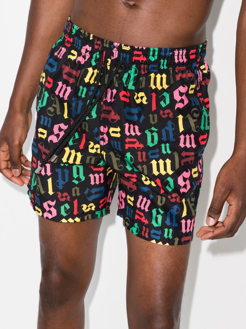 X Vilebrequin Monogram Print Swim Shorts