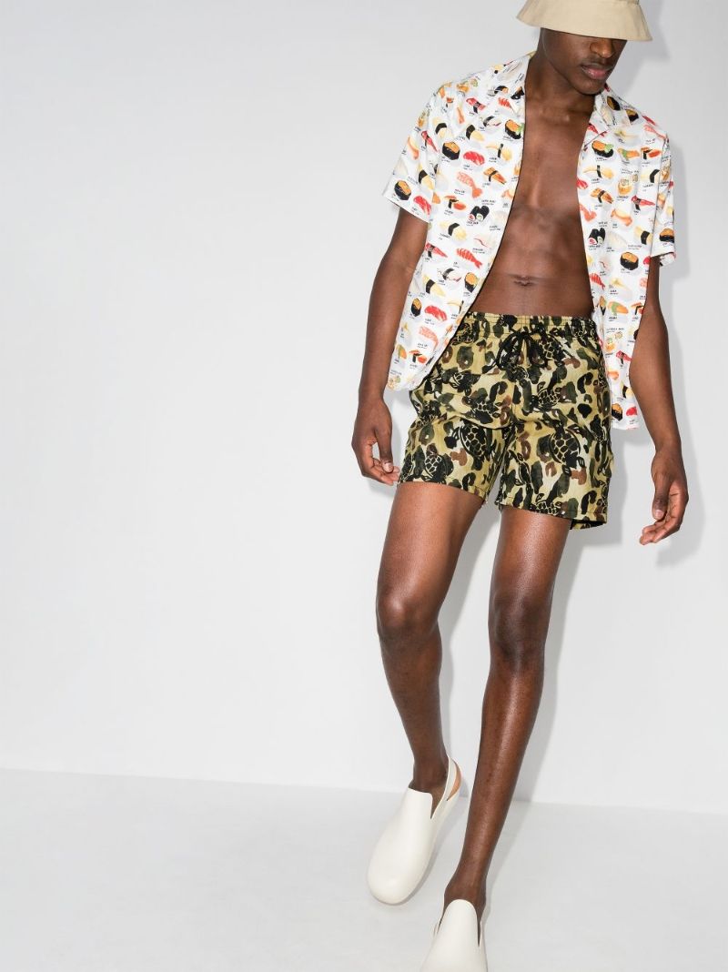 X Vilebrequin Camouflage-print Swim Shorts