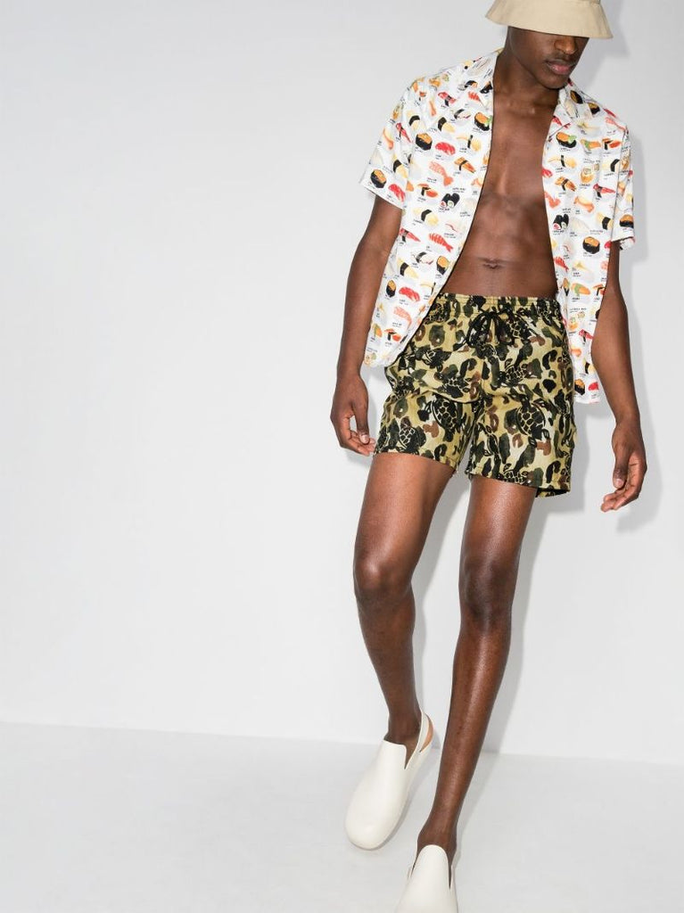 X Vilebrequin Camouflage-print Swim Shorts