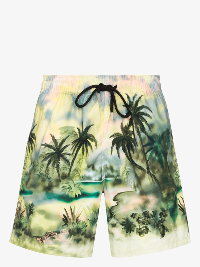 X Vilebrequin Jungle-print Swim Shorts