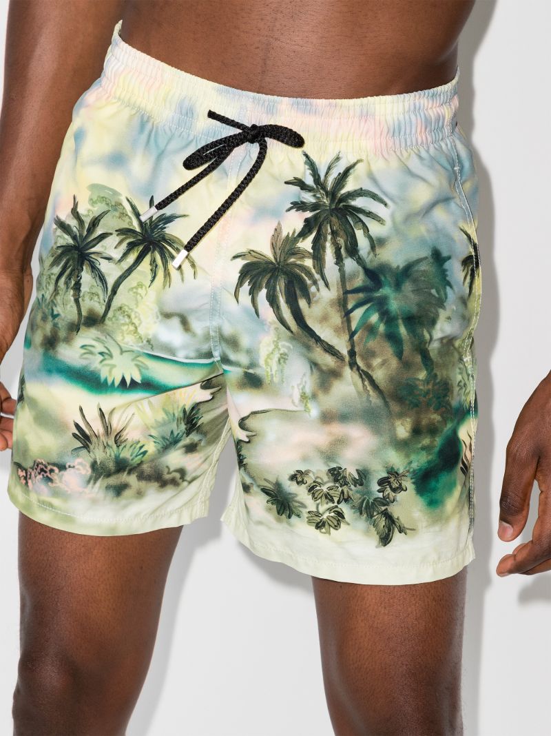 X Vilebrequin Jungle-print Swim Shorts