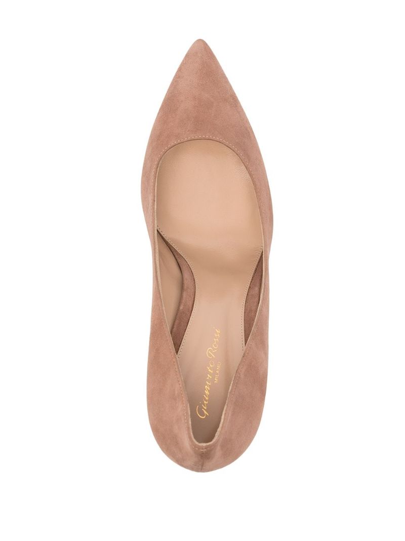 Neutral Gianvito 105 Suede Pumps