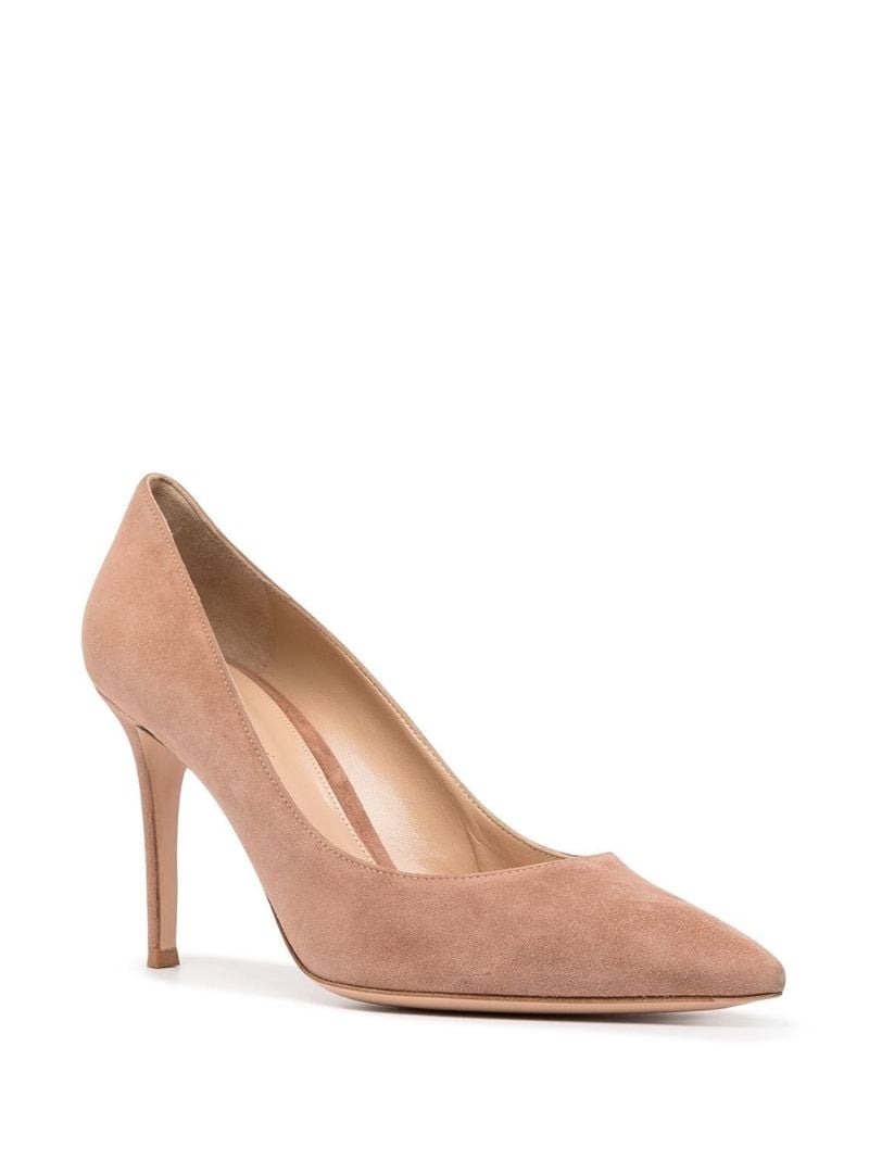 Neutral Gianvito 105 Suede Pumps